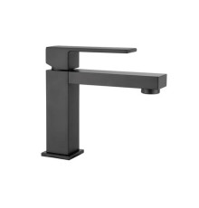 Смеситель для раковины M&Z Lauren со сливным гарнитуром черный матовый LRN00220