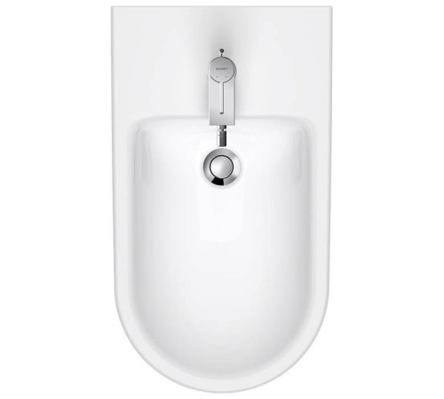 Биде напольное Duravit D-Neo 37x65х40 см с переливом белый 2294100000