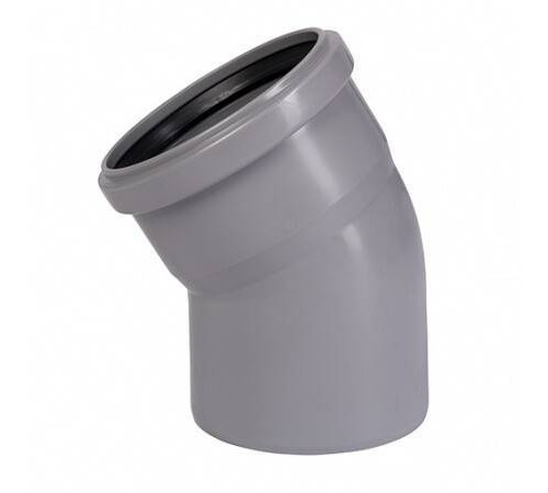 Отвод канализационный Ostendorf HT 32 мм 30° RAL 7037 110110