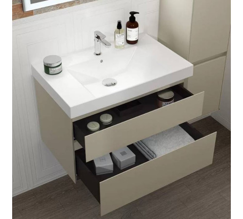 Раковина подвесная Kerama Marazzi Cubo 80.5х48.5 см белый глянцевый CU.wb.80