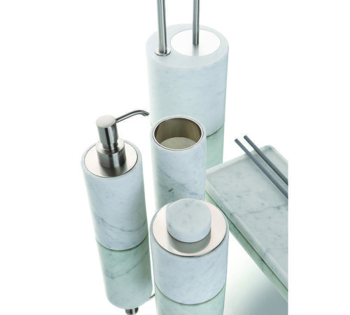 Набор напольный Bertocci Carrarino держатель т/б и ершик хром 124 4720 0000
