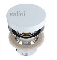 Донный клапан для раковины Salini D 502 белый матовый 162301M
