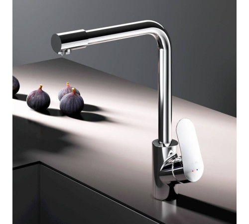 Смеситель для кухни AM.PM Like с каналом для питьевой воды L-излив хром F8005700