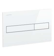 Клавиша смыва Laufen AW1 250х10х160 мм двойной смыв белый 8.9566.1.000.000.1