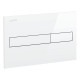 Клавиша смыва Laufen AW1 250х10х160 мм двойной смыв белый 8.9566.1.000.000.1