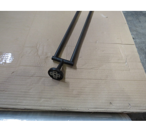 Полотенцедержатель двойной Duravit Starck T черный матовый 0099414600 (Уценка)