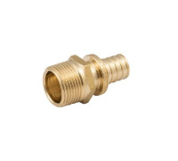 Переходник Henco с наружной резьбой 25 x 1/2 латунь EFA162512B