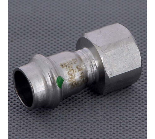 Муфта переходная пресс-В Viega Sanpress Inox нержавеющая сталь 15x1/2 436575