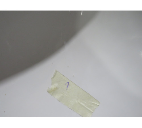 Раковина встраиваемая снизу GSI Pura 500х350 мм белый глянцевый 724711_УЦ/3