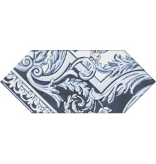 Декор Kerama Marazzi Алмаш синий глянцевый 14х34 см HGD\A515\35000