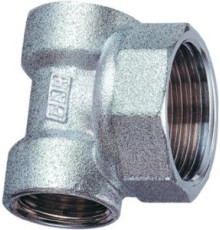 Тройник концевой хромированный FAR 3/4 ВР х 1/2 ВР х 1/2 ВР FK 4060 3412