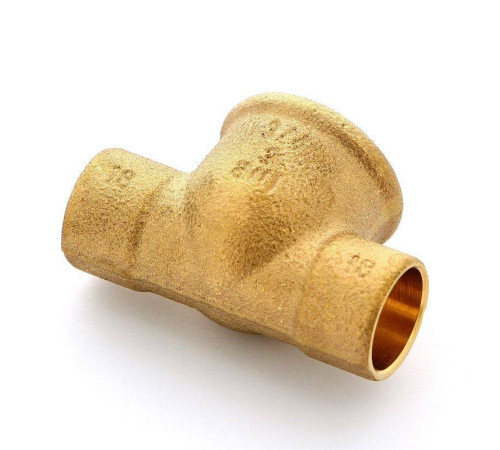 Тройник бронзовый под пайку Viega 18х3/4 ВР 157999