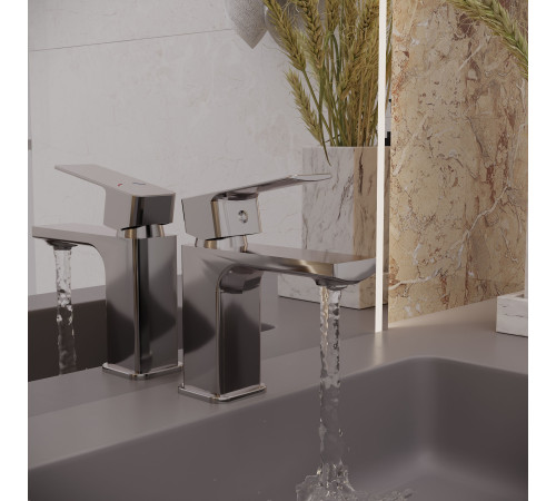 Смеситель для раковины Laparet Geo хром N3014902LPT