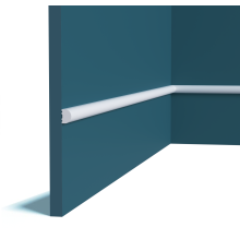 Молдинг Perfect Plus P220 из ударопрочного полимера 25х12х2000 мм P220