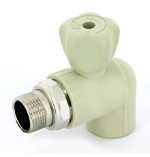 Кран для радиаторов шаровой FV-PLAST угловой сварка-НР с разъемным соединением 25x3/4 A315025000