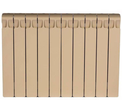 Радиатор биметаллический RIFAR Monolit 500 10 секций боковое подключение Ivory Н11606