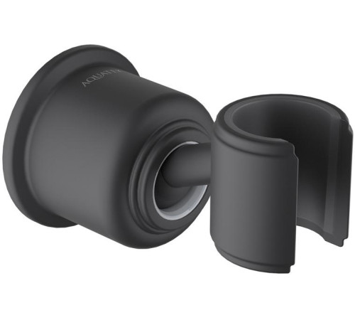 Держатель ручного душа Aquanet Классик матовый черный AQ2407MB