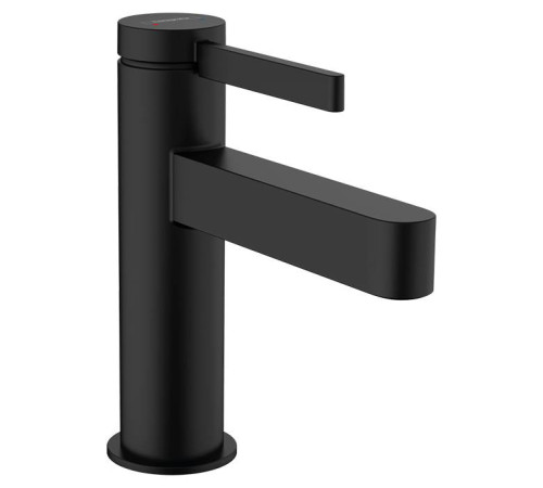 Смеситель для раковины Hansgrohe Finoris 100 с донным клапаном черный матовый 76010670
