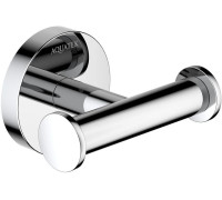 Крючок двойной Aquanet Оберон хром AQ4202CR