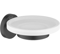 Мыльница Aquanet Европа матовый черный AQ4103MB