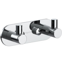 Крючок двойной Aquanet Европа хром AQ4102CR