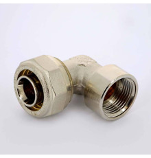 Угольник обжимной Uni-Fitt никелированный 26х3/4 ВР 664N8300