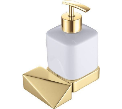 Дозатор для жидкого мыла подвесной Boheme New Venturo gold 10317-G