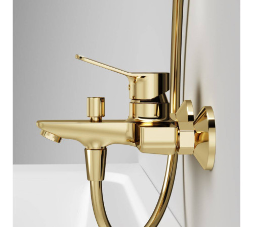 Смеситель для ванны и душа AM.PM X-Joy золото F85A10099