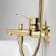 Смеситель для ванны и душа AM.PM X-Joy золото F85A10099