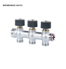 Распределительный коллектор REHAU RAUTITAN G 3/4 на 3 отвода G 3/4 с плавной регулировкой 1316453001