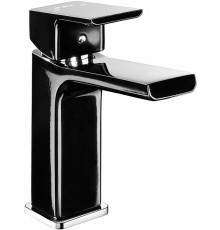 Смеситель для раковины TRES TIERA 121 без донного клапана черный хром 103508989EX