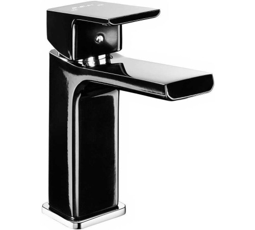 Смеситель для раковины TRES TIERA 121 без донного клапана черный хром 103508989EX