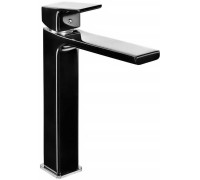 Смеситель для раковины TRES TIERA 237 без донного клапана черный хром 103588002EX