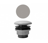 Донный клапан GSI PVC05 с открытым сливом для раковин без перелива Tortora matte PVC05
