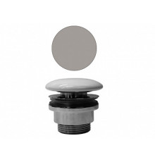 Донный клапан GSI PVC05 с открытым сливом для раковин без перелива Tortora matte PVC05