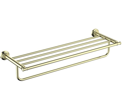 Полка для полотенец Aquanet Классик полированное золото AQ4515PG