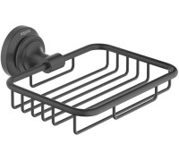 Мыльница-решетка Aquanet Классик матовый черный AQ4533MB