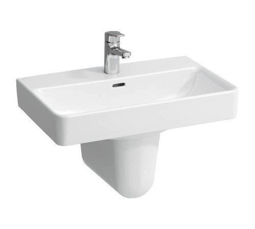 Раковина подвесная Laufen Pro S 55x38 см 1 отверстие с переливом белая 8.1895.8.000.104.1