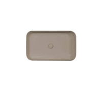 Раковина накладная Kerasan Tribeca 70х43 см без отверстия Nocciola 460281