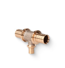 Тройник REHAU RAUTITAN RX+ 32-20-32 мм бронза 14563141001