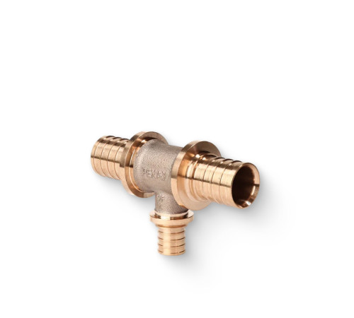 Тройник REHAU RAUTITAN RX+ 32-20-32 мм бронза 14563141001