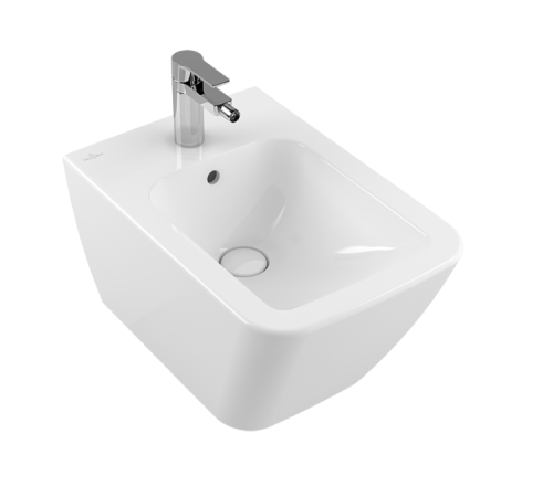 Биде подвесное Villeroy & Boch Finion 375x560x315 мм CeramicPlus Альпийский белый 446500R1