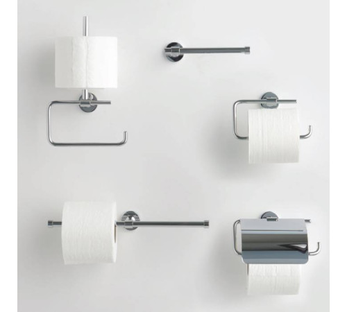 Бумагодержатель Bertocci Cinquecento с крышкой подвесной хром 110 0508 0000