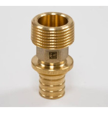 Переходник с наружной резьбой REHAU RAUTITAN MX 32-R 3/4 латунь DZR 11093201001