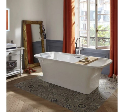 Ванна отдельностоящая Jacob Delafon Elite 180x85 см со сливом и ножками E6D034-00