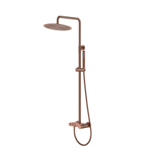 Душевая стойка со смесителем Boheme Stick верхний душ 30 см бронза 128-BRB