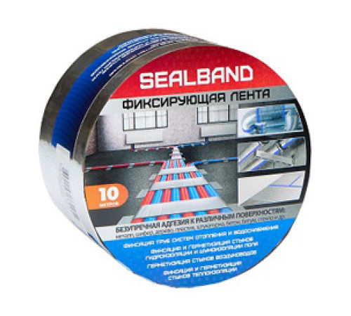 Фиксирующая лента TONLOS SEALBAND 100 мм х 10 м алюминий 4640107332954