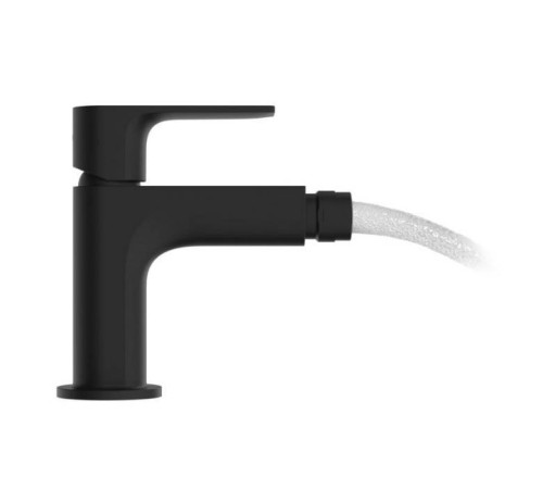 Смеситель для биде Hansgrohe Rebris S с донным клапаном черный матовый 72211670