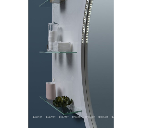 Зеркало Aquanet Опера/Сопрано 70 овальное белый 00169607