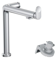 Смеситель для кухни Hansgrohe Aqittura M91 240 с системой фильтрации 1jet хром 76804000